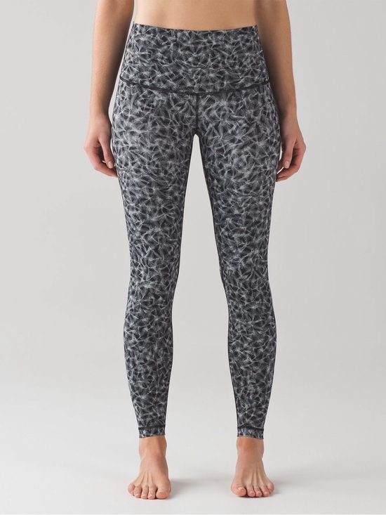 lululemon athletica Pants - Lululemon Wunder Under Pant (Hi-Rise) (Nulux) 4 like New
Plume White Black